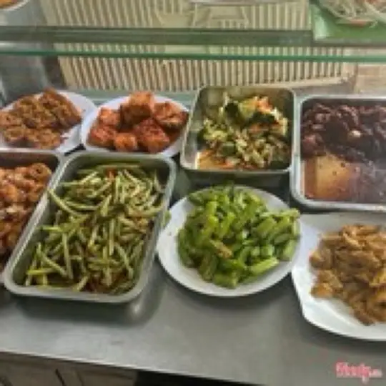 Hình ảnh cơm thập Cẩm + dưa leo 