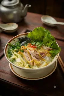 Hình ảnh Hủ tiếu gà lẫn