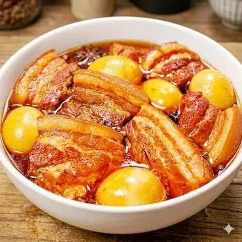 Hình ảnh thịt kho tàu 200g + 2 trứng