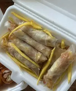 Hình ảnh Bánh tráng trắng cuốn