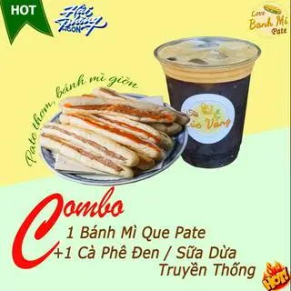 Hình ảnh Combo 1  Bánh Mì Que Pate + 1  Cà phê đen pha phin