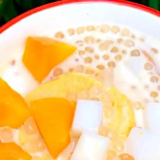 Hình ảnh Chè xoài mix caramen trân châu