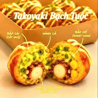 Hình ảnh Set Takoyaki 8 viên bạch tuộc