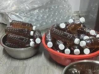 Hình ảnh nước sâm hạt chia đường phèn 