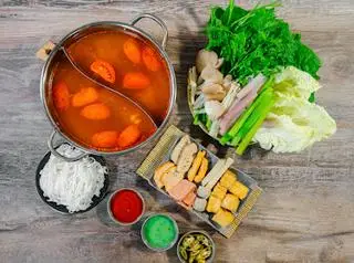 Hình ảnh  lẩu Thái chay 1 người