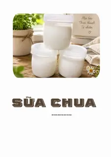 Hình ảnh Combo 5 hủ sữa chua truyền thống