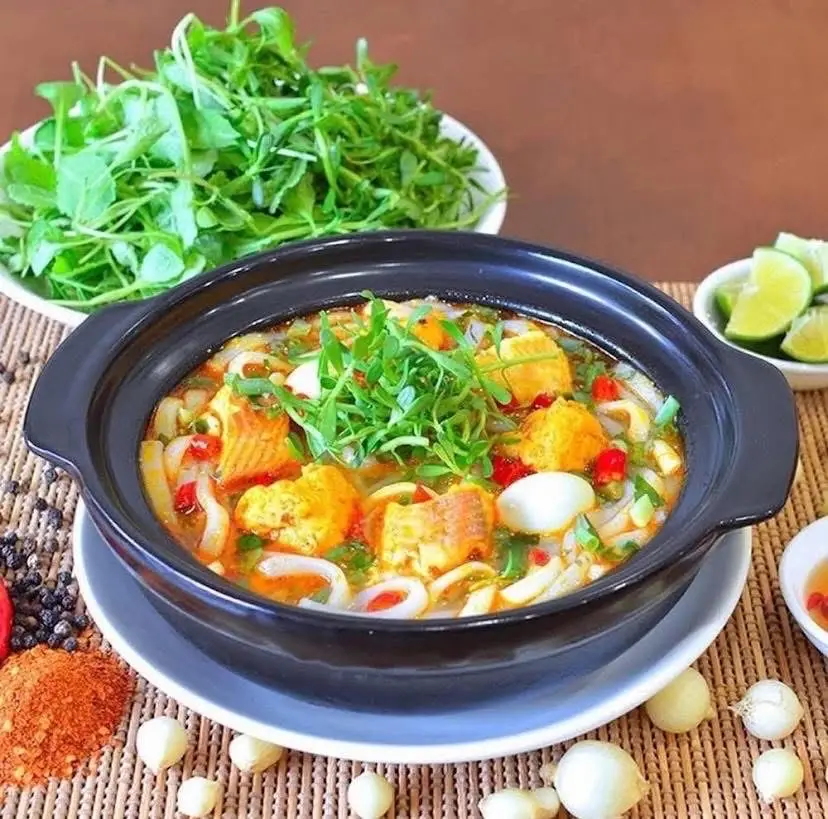 Hình ảnh Bánh canh cá lóc hấp