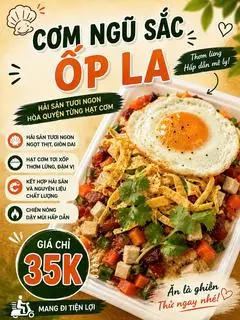 Hình ảnh Cơm chiên ngũ sắc - ốp la