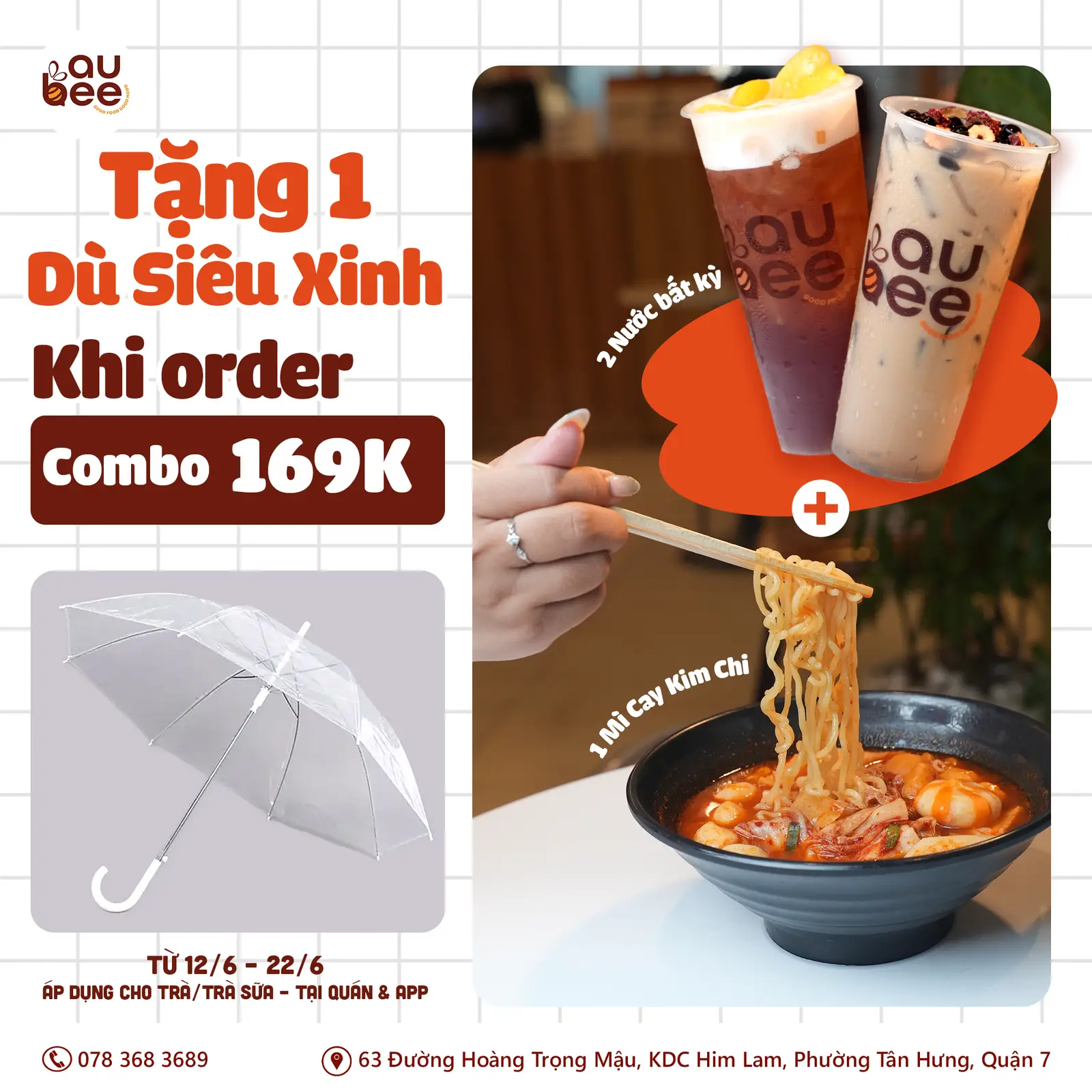Hình ảnh Combo 2 Nước + 1 Mì Cay Kim Chi