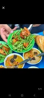 Hình ảnh Phá lầu bò xào rau muống