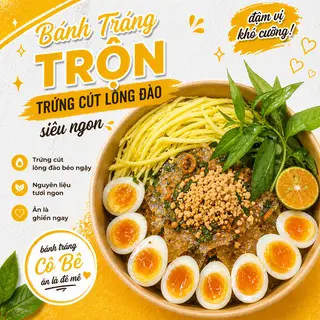 Hình ảnh Bánh tráng phơi sương mỡ hành trứng cút lòng đào ( size Lớn)