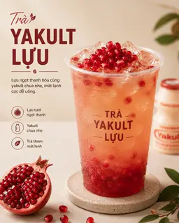 Hình ảnh yakult lựu 