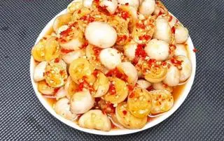 Hình ảnh Cà pháo ngâm mắm chua ngọt