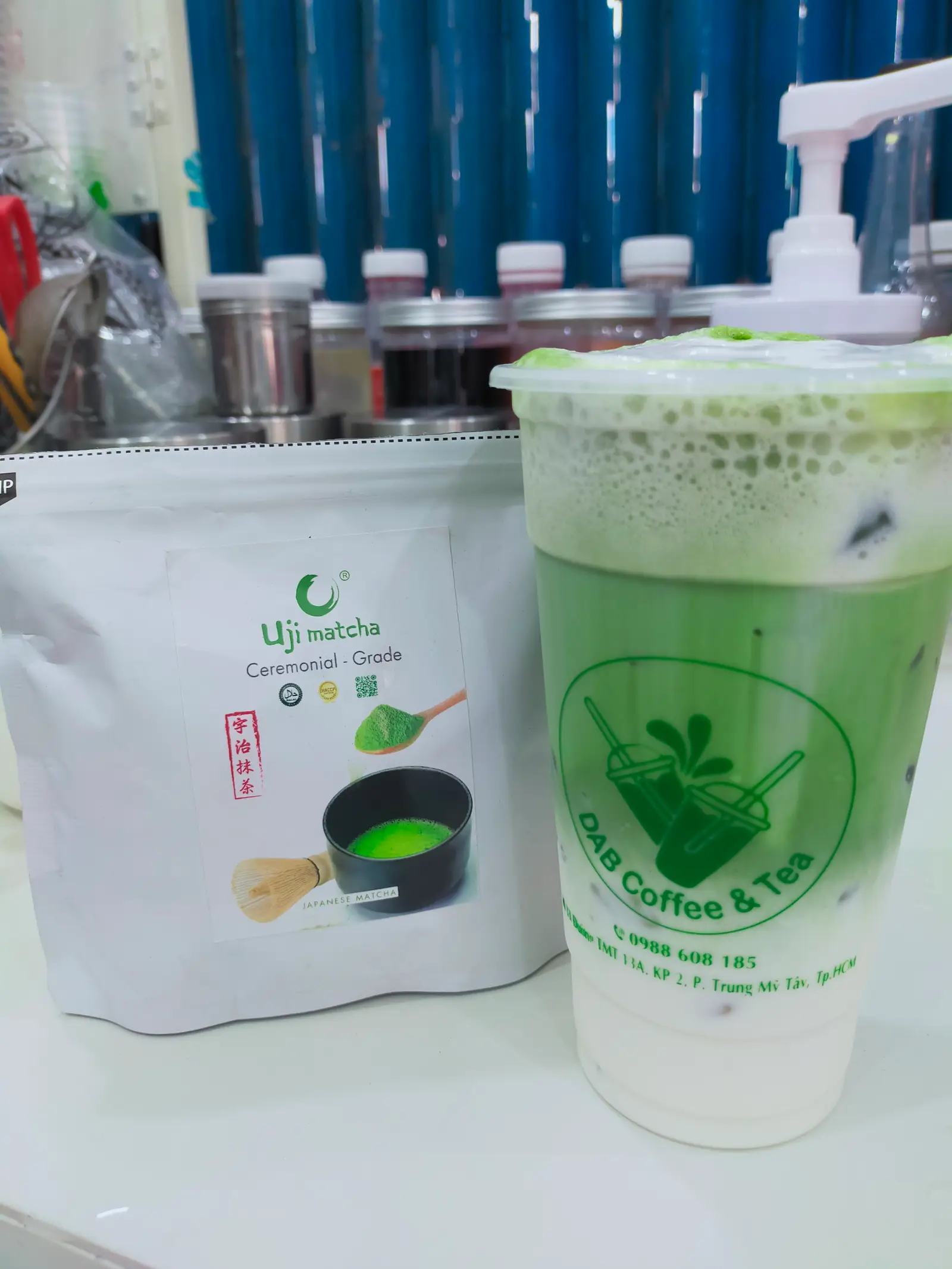 Hình ảnh Matcha latte Uji Ceremonial Grade-700ml