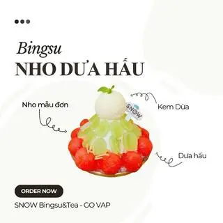 Hình ảnh BINGSU NHO DƯA HẤU
