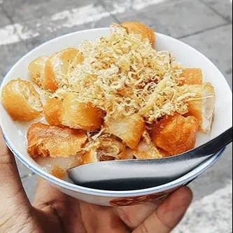 Hình ảnh cháo ruốc quẩy