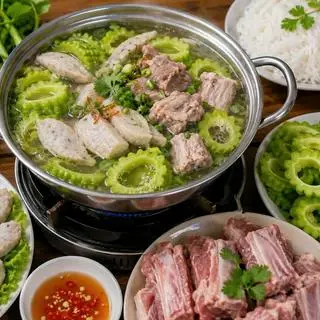 Hình ảnh Lẩu cá thác lác sườn non