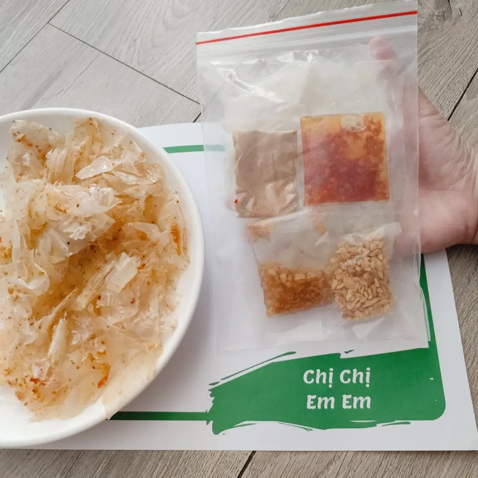 Hình ảnh Bánh Tráng Dẻo Trộn Tỏi Ớt