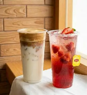 Hình ảnh Combo 2 ly FULL MENU TRÀ TRÁI CÂY TƯƠI - SINH TỐ - ĐÁ XAY - ĂN VẶT - CAFE - MATCHA - CACAO - LATTE