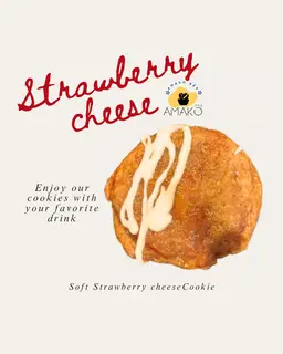 Hình ảnh Soft strawberry cheese cookie