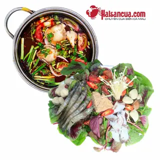 Hình ảnh Lẩu cua đồng hải sản