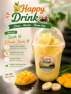 Hình ảnh Sinh tố Chuối - Xoài