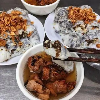 Hình ảnh Bánh cuốn chả nướng