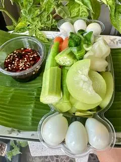 Hình ảnh Rau luộc 6 múi (món mới nè)