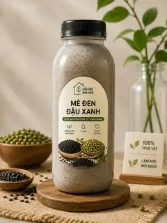 Hình ảnh Mè đen -đậu xanh 
