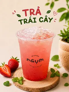 Hình ảnh Trà Dâu Tây