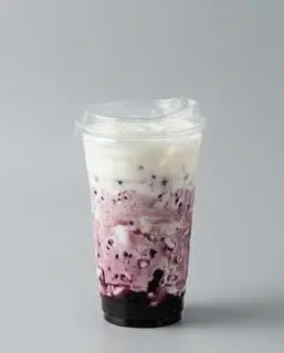 Hình ảnh Latte việt quất