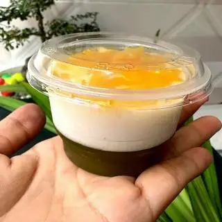 Hình ảnh Rau câu mít - lá dứa - sữa dừa