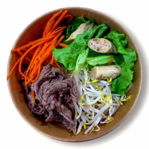 Hình ảnh Bún bò trộn nam bộ