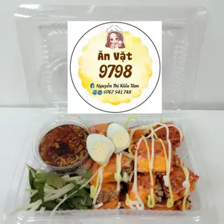 Hình ảnh Bánh tráng cuốn chấm mắm me