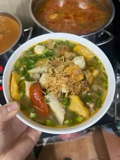 Hình ảnh riêu chả cá , đậu