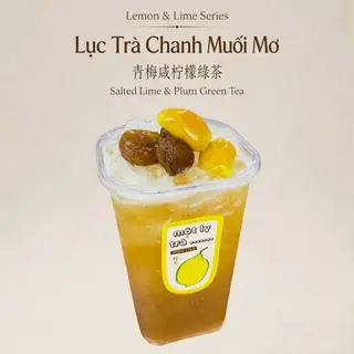 Hình ảnh Lục Trà Chanh Muối Mơ - 青梅咸柠檬綠茶 - Salted Lime & Plum Green Tea