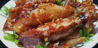 Hình ảnh Mực trứng chiên nước mắm