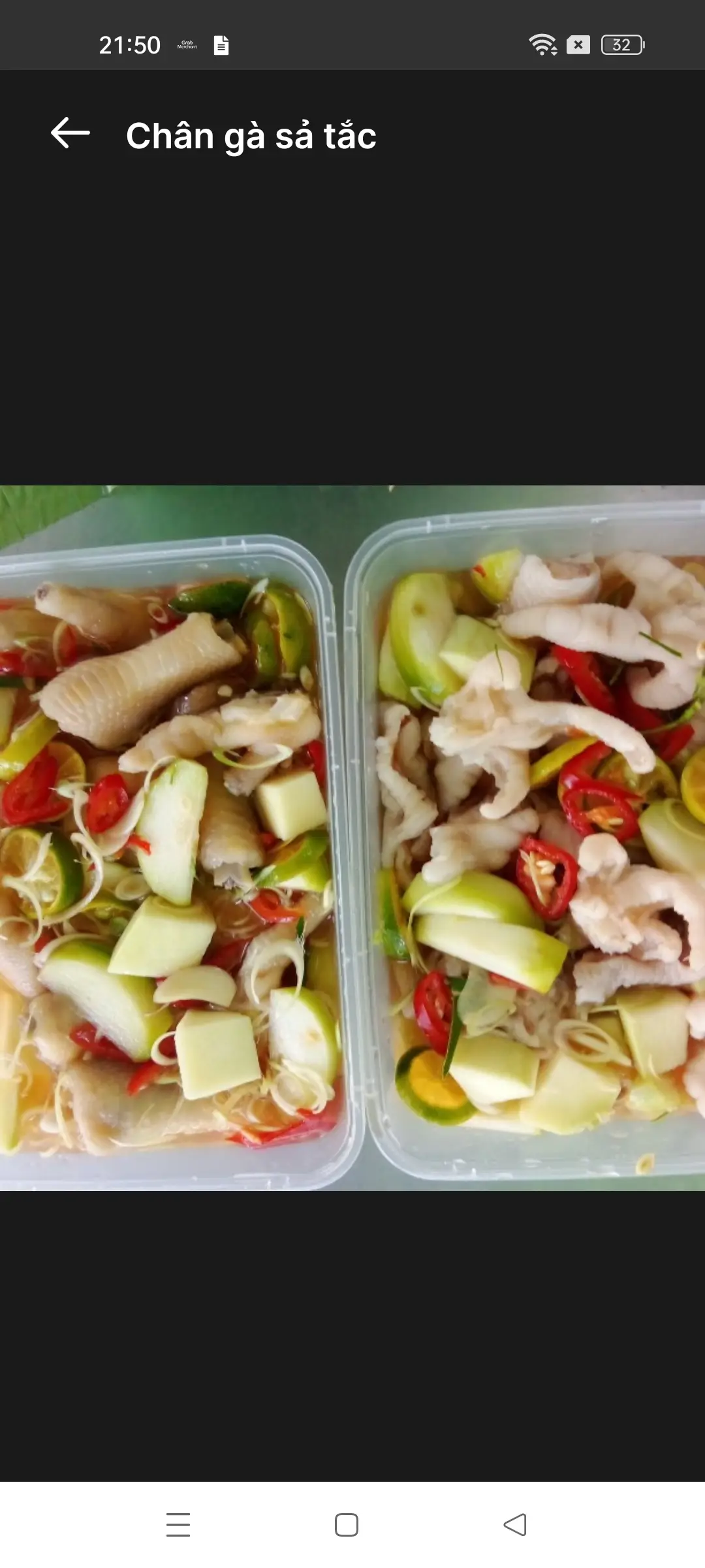 Hình ảnh chân gà sả tắc 