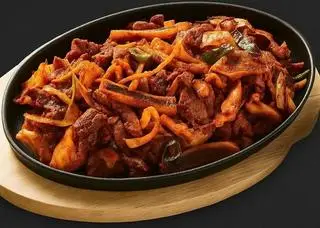 Hình ảnh Mực thịt heo xào cay sz lớn