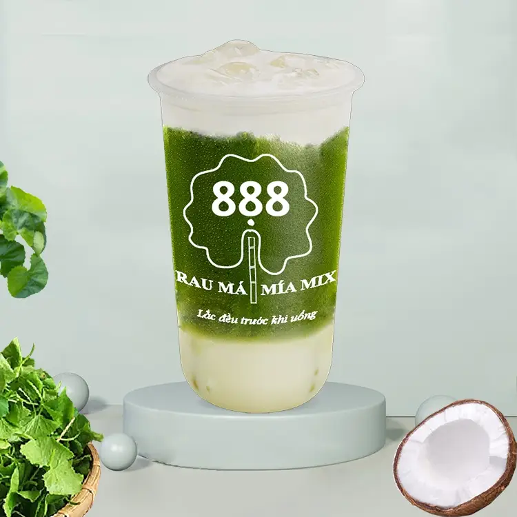 Hình ảnh Rau má mix sữa dừa