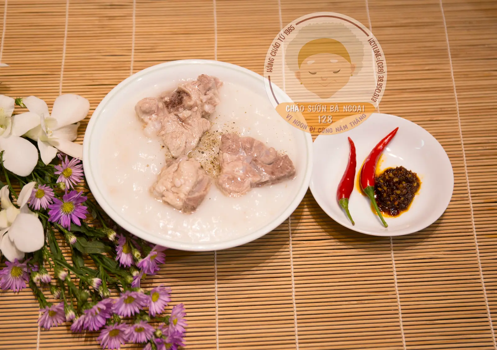 Hình ảnh Cháo sườn Xương heo