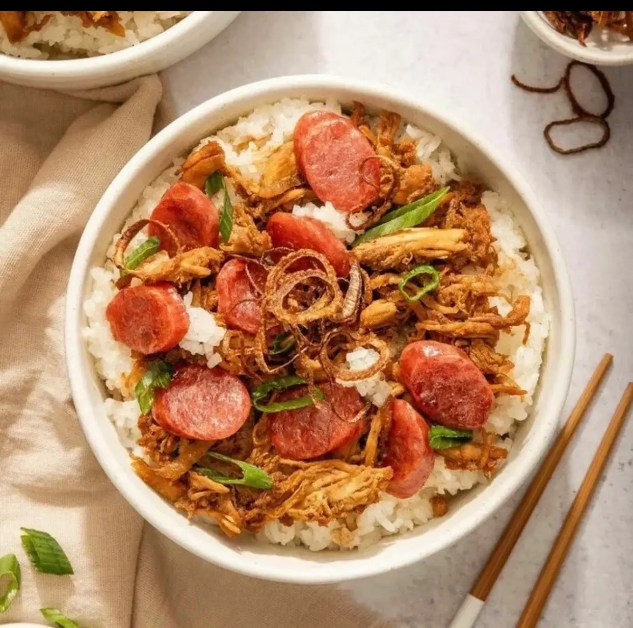 Hình ảnh xôi thịt chả
