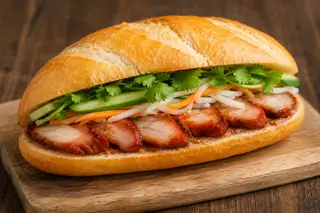 Hình ảnh Bánh Mì Xá Xíu