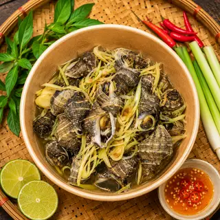 Hình ảnh Ốc Gai Hấp Sả