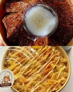 Hình ảnh Combo bông lan trứng muối - bánh bò thốt nốt size lớn