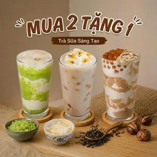 Hình ảnh Combo Trà Sữa Sáng Tạo