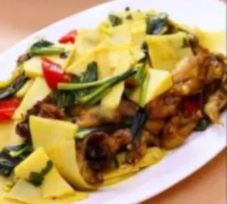 Hình ảnh Ếch xào măng cay