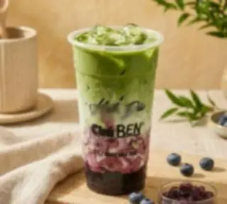 Hình ảnh Matcha việt quất