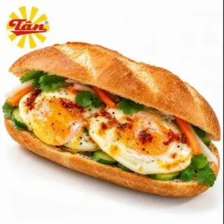 Hình ảnh Bánh Mì Ốp La 2 Trứng