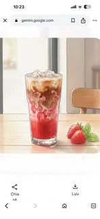 Hình ảnh Cacao dâu latte
